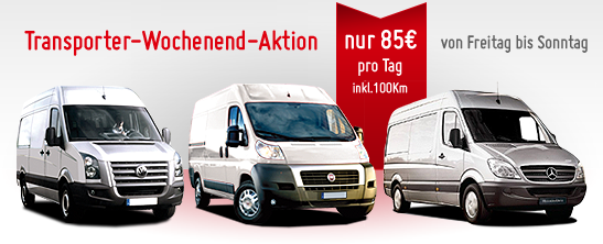 Transporter-Wochenend-Aktion